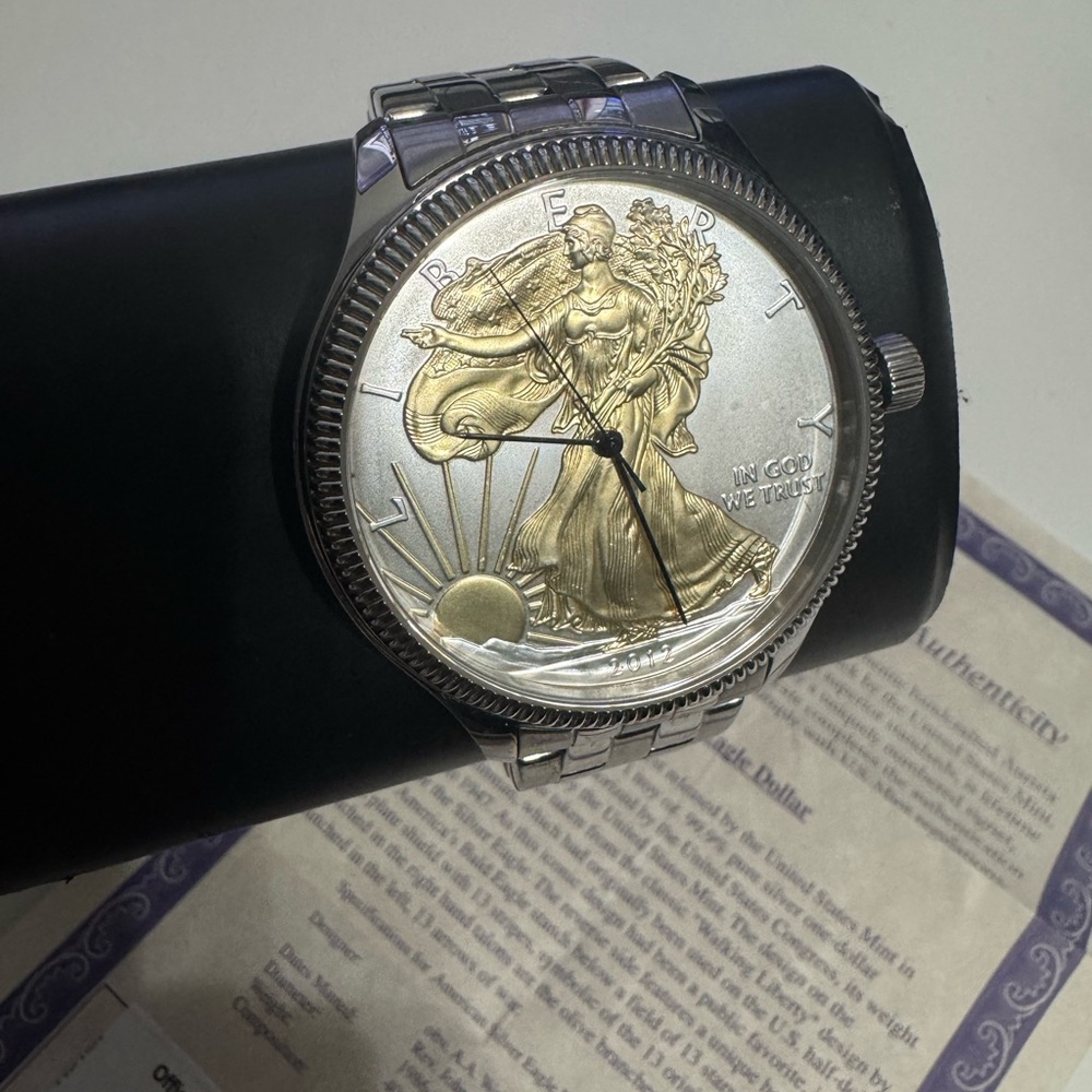 Silver Liberty Men's Watch